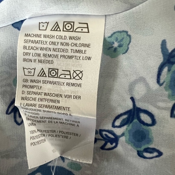 SUSAN GRAVER PAISLEY PONCHO BLOUSE - MEDIUM - Picture 5 of 5